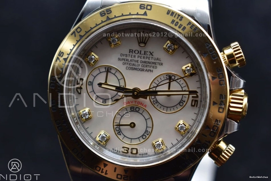 Bracelet Pearl SS Daytona 1:1 740 Best V Diamond on Clean YG 116503 Edition Of Mother Durable White SA4130 Dial 0125